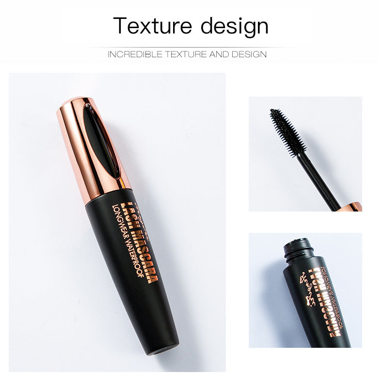 4D Mascara Volumizing, Slender and Curling, waterproof, sweat-proof Mascara