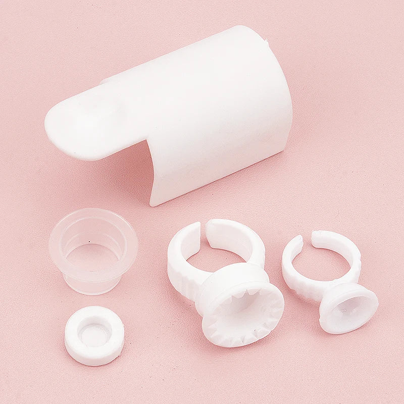 美容睫毛延伸工具5 Pcs U形睫毛分离器睫毛固定器睫毛延伸环套装