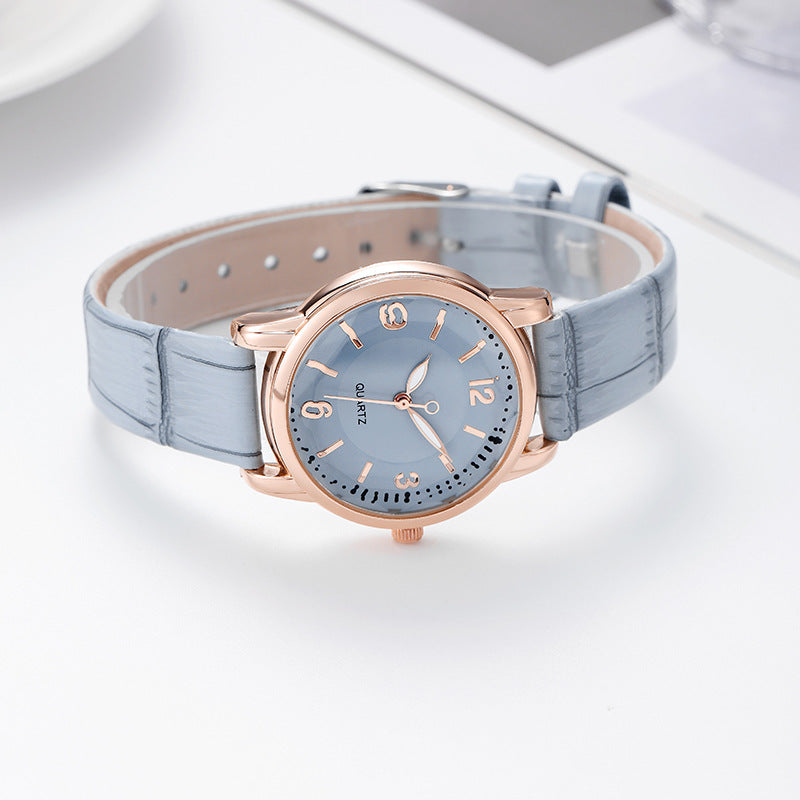 Fashion women's watchCross-Border Fashion Simple Popular Crocodile Belt Quartz Watch