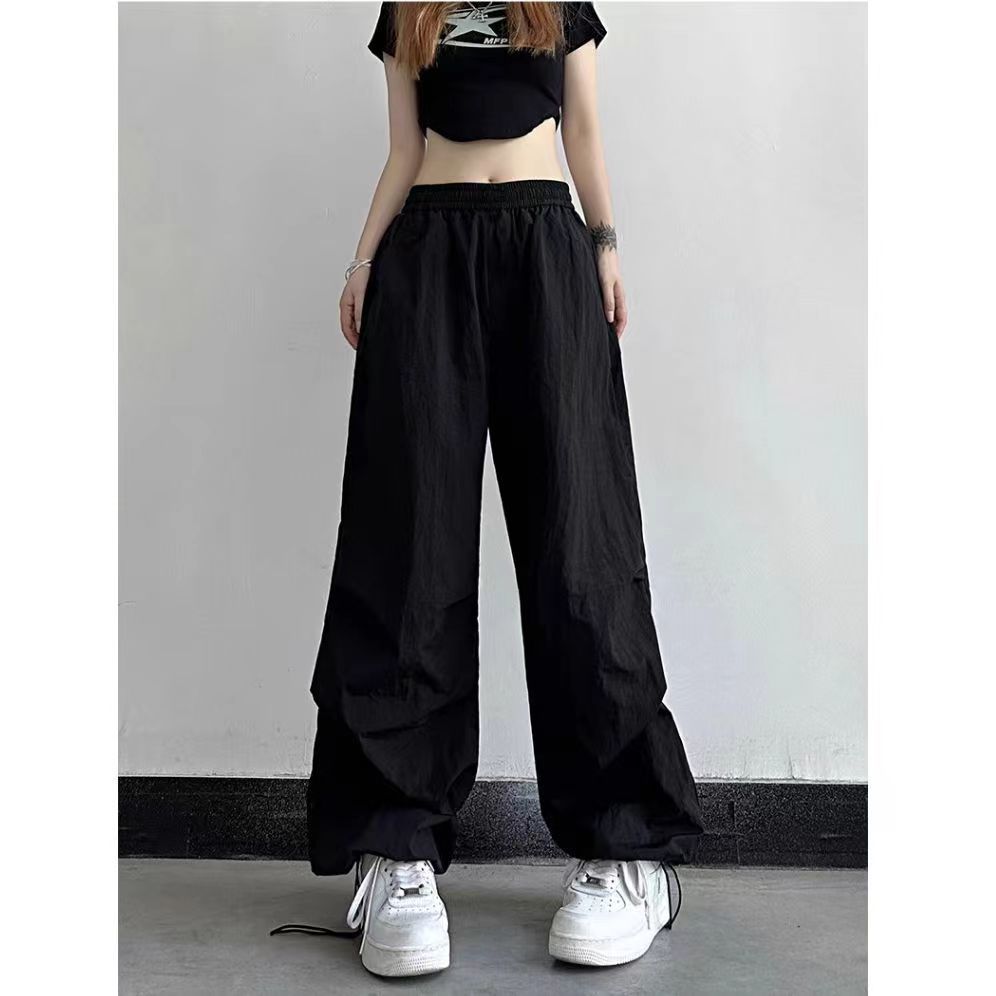 Dopamine pants Free shipping Tattoo Color dopamine wear tooling casual trousers 2024 summer lazy trend functional wind paratrooper trousers tide