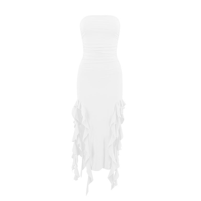 Free shipping shoulder jellyfish lace dress sexy babes ur women's clothing