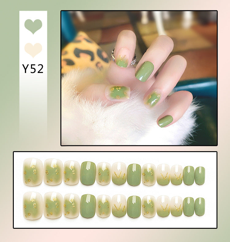 Fashion nail Tina Manicure Long/Short Wear Manicure Popular Fake Nail Tip Finished Product Nail Tip Manicure Collection