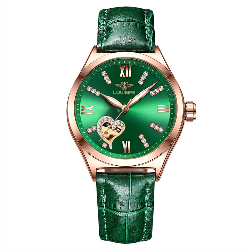 Women's fashion watch 路易梵斯新款女士手表女学生防水夜光日历韩版女表抖音爆款代发