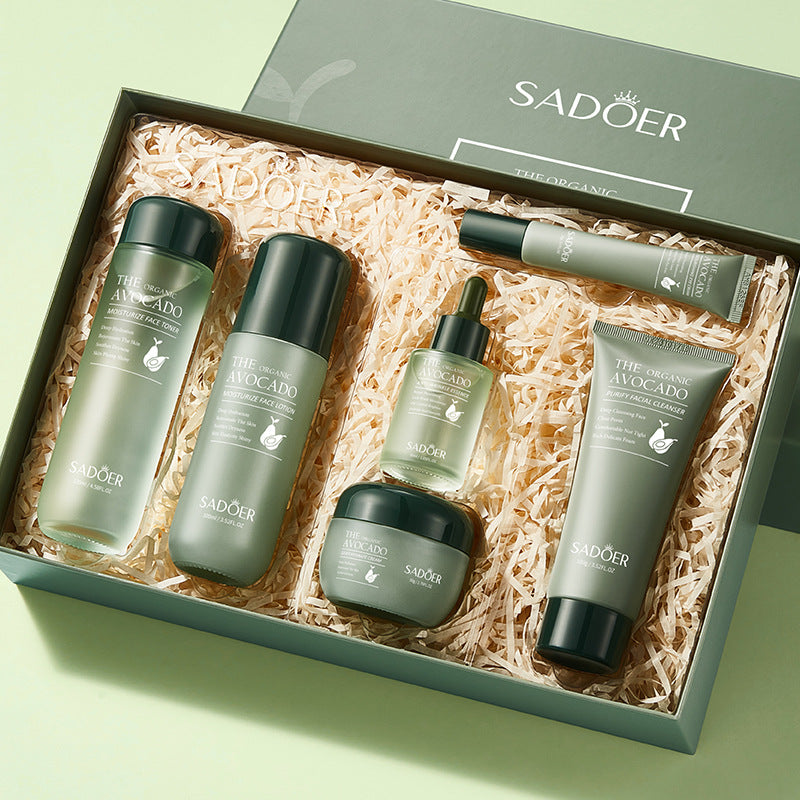 SADOER牛油果系列保湿六件套 滋润保湿护肤品套装
