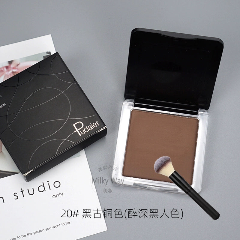 小麦色古铜黑皮修容美黑定妆粉饼Africans dark skin Face Powder
