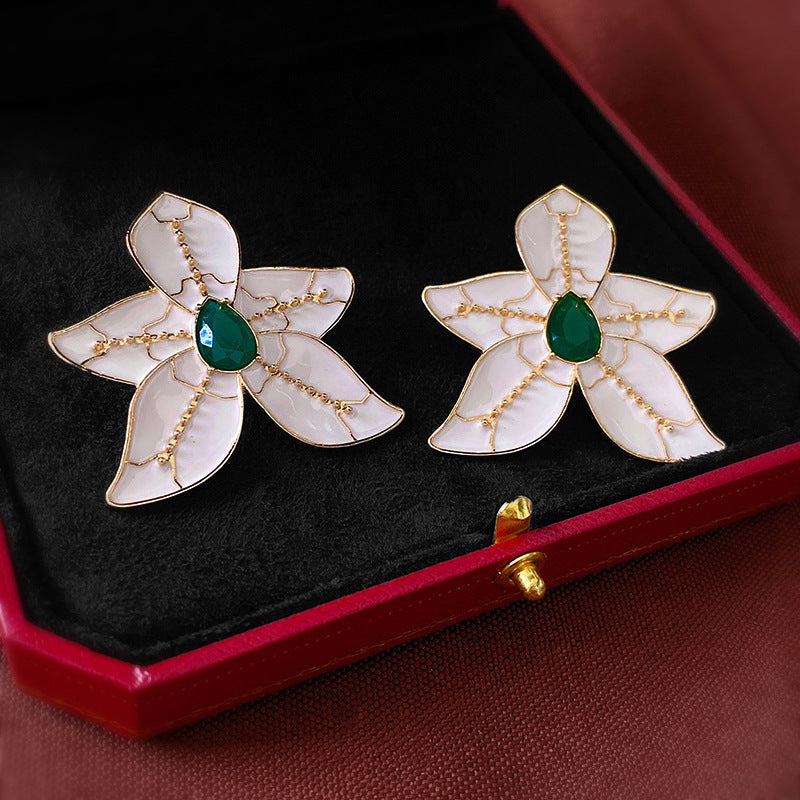 首饰耳环中古vintage复古银针耳环宫廷风小众耳钉耳坠高级感轻奢耳饰批发