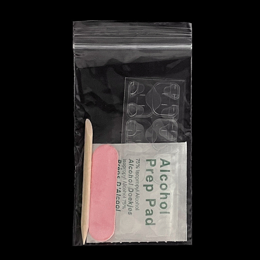 Fashion nail Manicure Wear Manicure Jelly Double-Sided Polishing Strip Manicure Implement Alcohol Pad Double-Side Paste