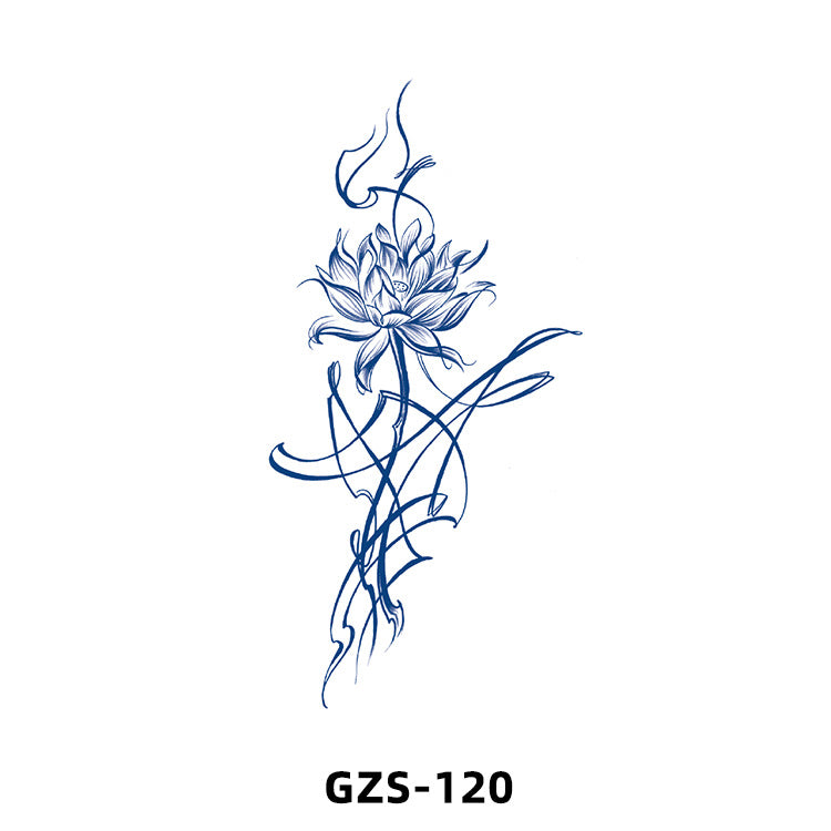 Free shipping Tattoo New Small Picture Tattoo Sticker Herbal Juice Tattoo Ins Fresh Semi-Permanent Tattoo Sticker Waterproof Sweat-Proof Stickers