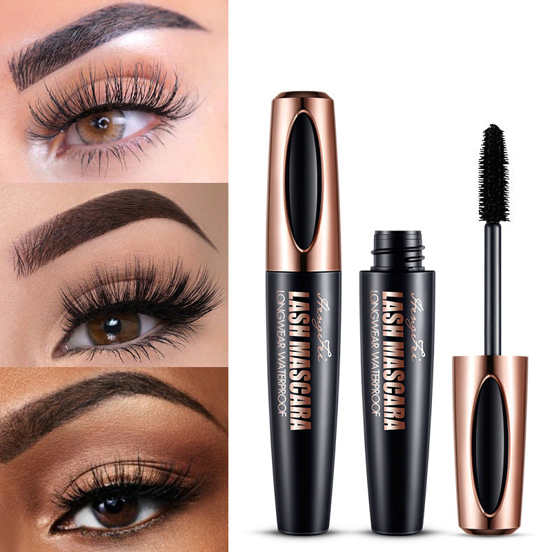 4D Mascara Volumizing, Slender and Curling, waterproof, sweat-proof Mascara
