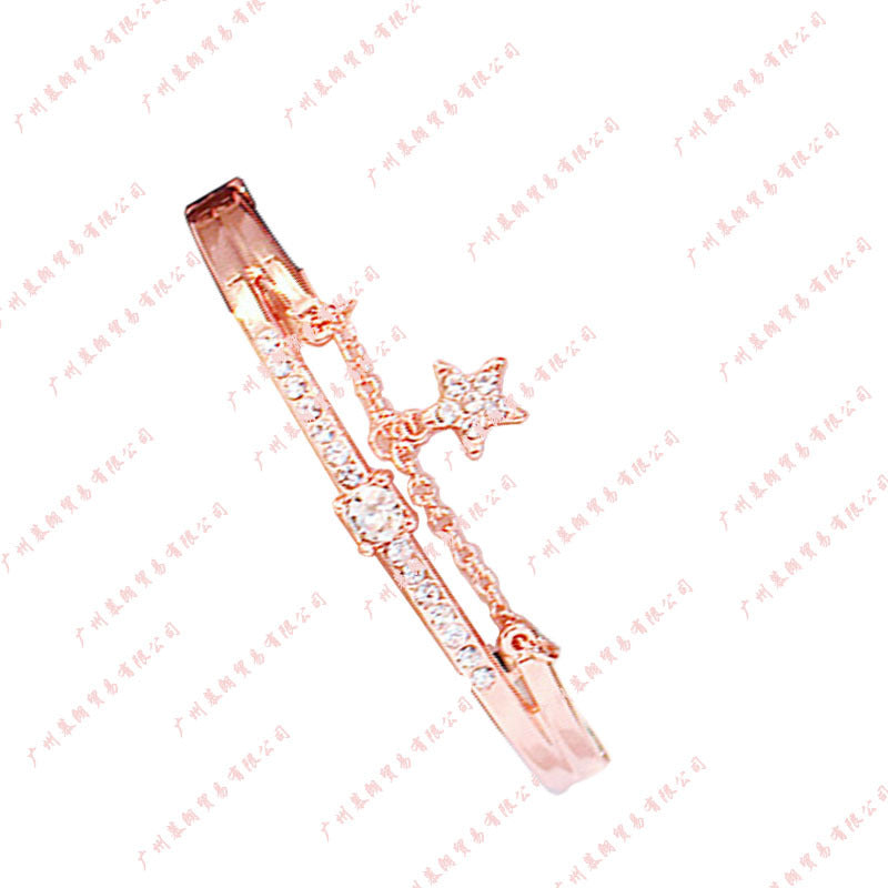 Fashion women's watch2021 AliExpress Cross-Border Hot Korean Style Trendy Simplicity Personalized Bow Women's Bracelet Watch Suit Wholesale
