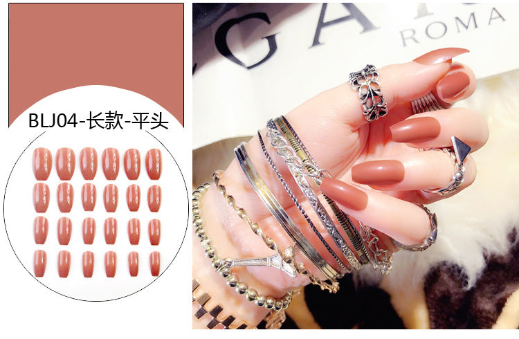 Fashion  nail Internet Celebrity Fake Nail Patch Wear Armor Finished Product Nail Tip Nail Stickers Disassembly Nail Patch Nail Stickers Ballet Armor