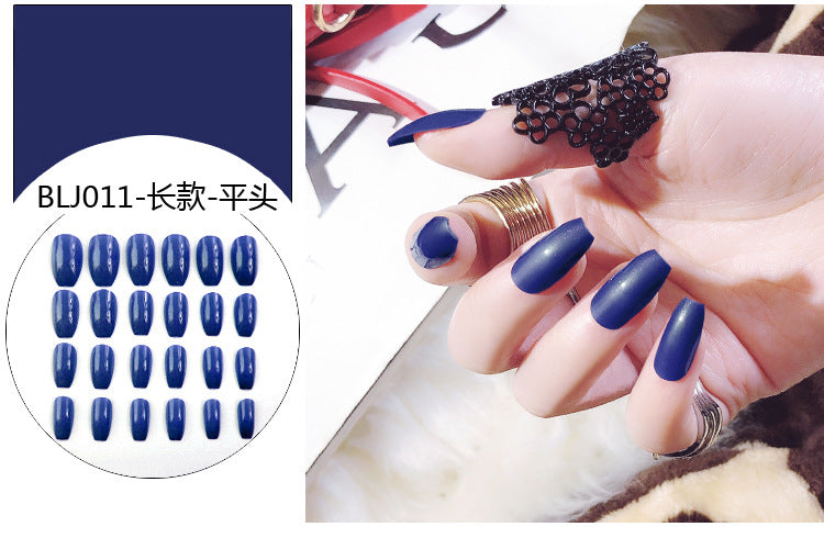 Fashion  nail Internet Celebrity Fake Nail Patch Wear Armor Finished Product Nail Tip Nail Stickers Disassembly Nail Patch Nail Stickers Ballet Armor