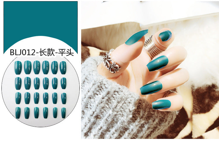 Fashion  nail Internet Celebrity Fake Nail Patch Wear Armor Finished Product Nail Tip Nail Stickers Disassembly Nail Patch Nail Stickers Ballet Armor