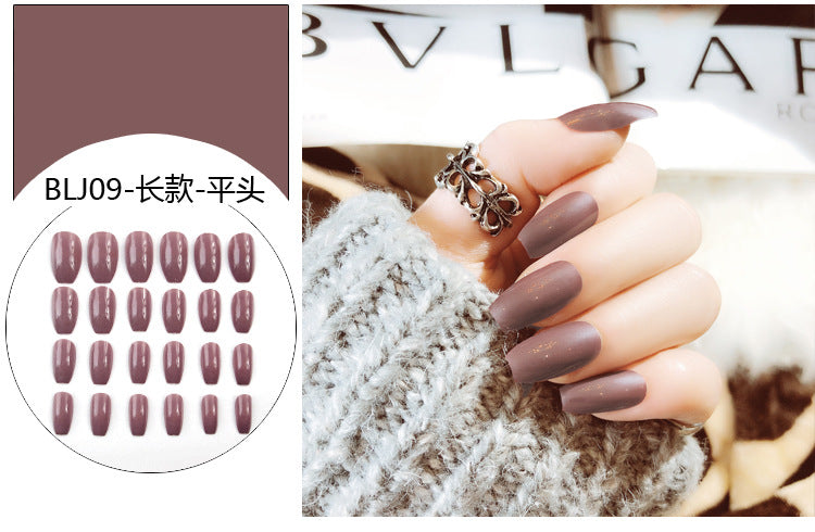 Fashion  nail Internet Celebrity Fake Nail Patch Wear Armor Finished Product Nail Tip Nail Stickers Disassembly Nail Patch Nail Stickers Ballet Armor