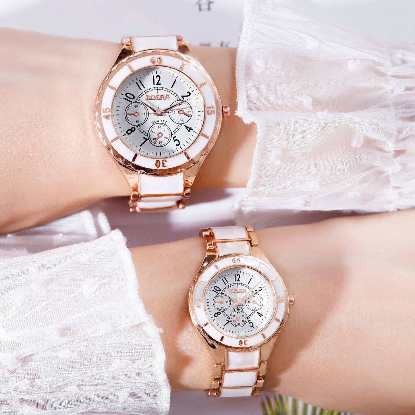 Fashion women's watchFactory in Stock Fashion Trend Steel Strap Couple Watch Promotion Korean Men's and Women's Couple Watches Quartz Watch