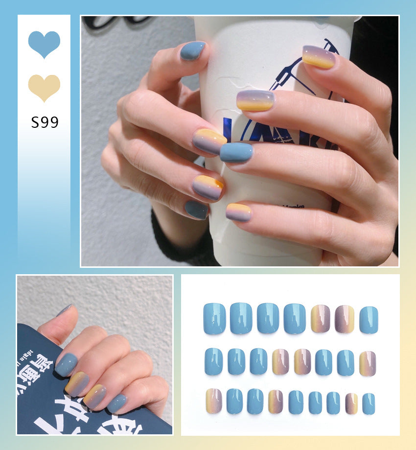 Fashion  nail Tina Manicure Long/Short Wear Manicure Popular Fake Nail Tip Finished Product Nail Tip Manicure Collection