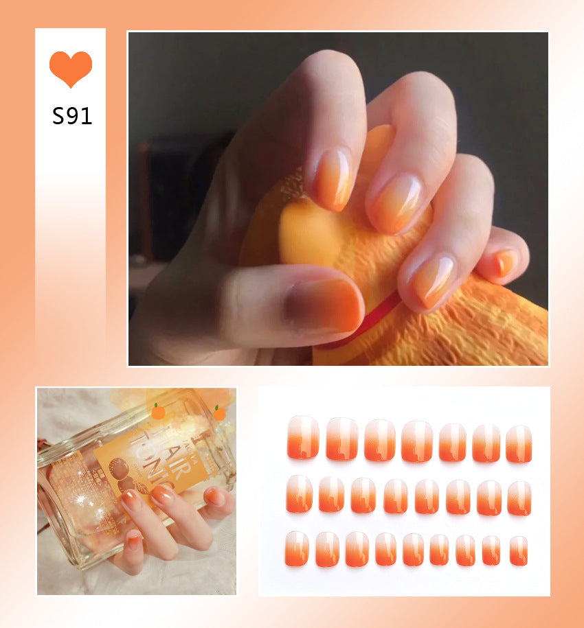 Fashion  nail Tina Manicure Long/Short Wear Manicure Popular Fake Nail Tip Finished Product Nail Tip Manicure Collection