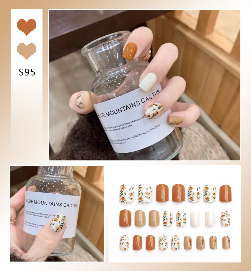 Fashion  nail Tina Manicure Long/Short Wear Manicure Popular Fake Nail Tip Finished Product Nail Tip Manicure Collection