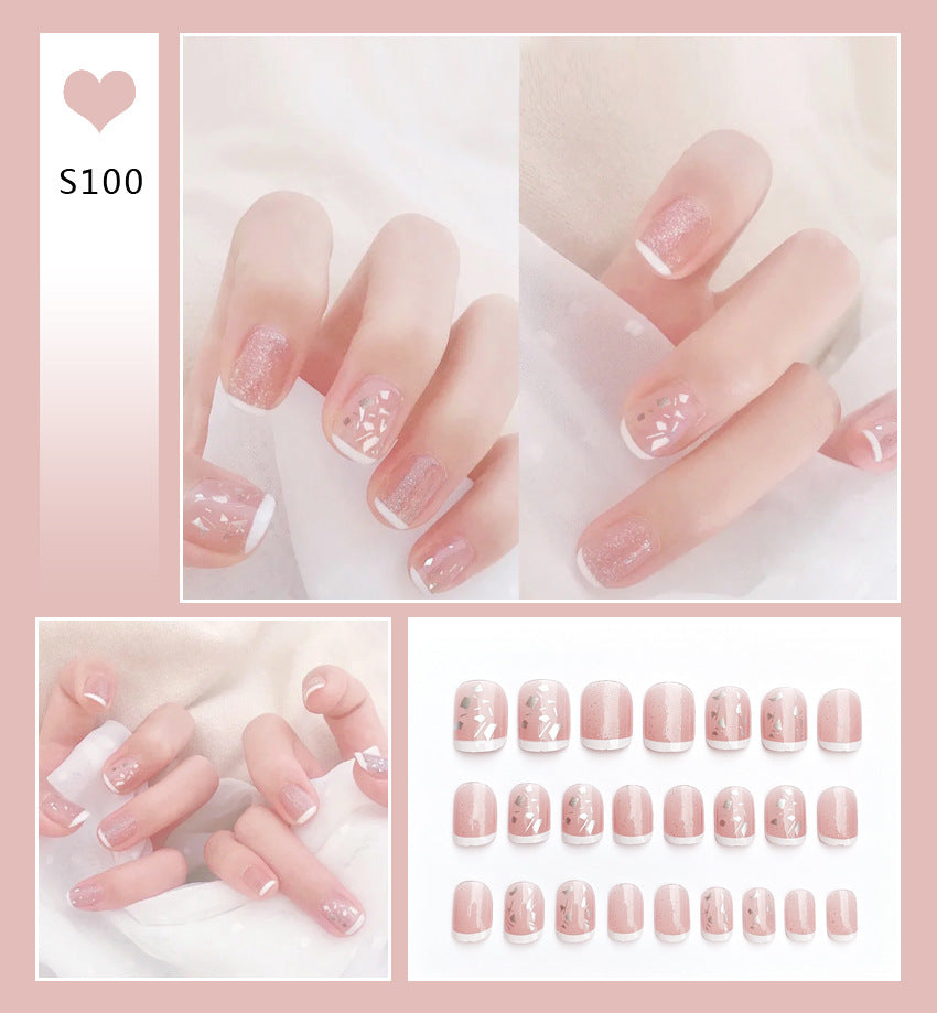 Fashion  nail Tina Manicure Long/Short Wear Manicure Popular Fake Nail Tip Finished Product Nail Tip Manicure Collection