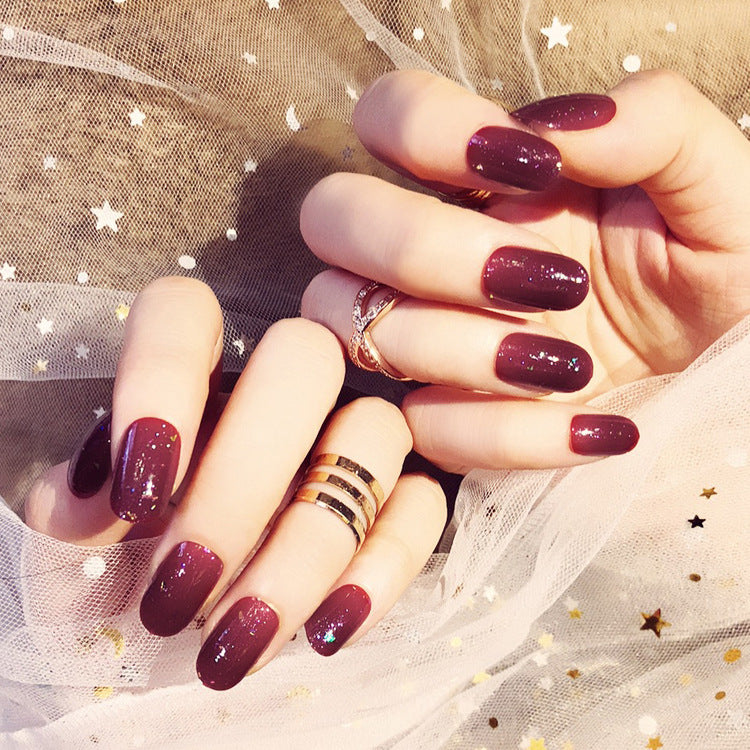 Fashion  nail Nail Tips Finished Product Fake Nails Fake Nails Pieces Manicure 24 Pieces Finished Product Good Quality L40