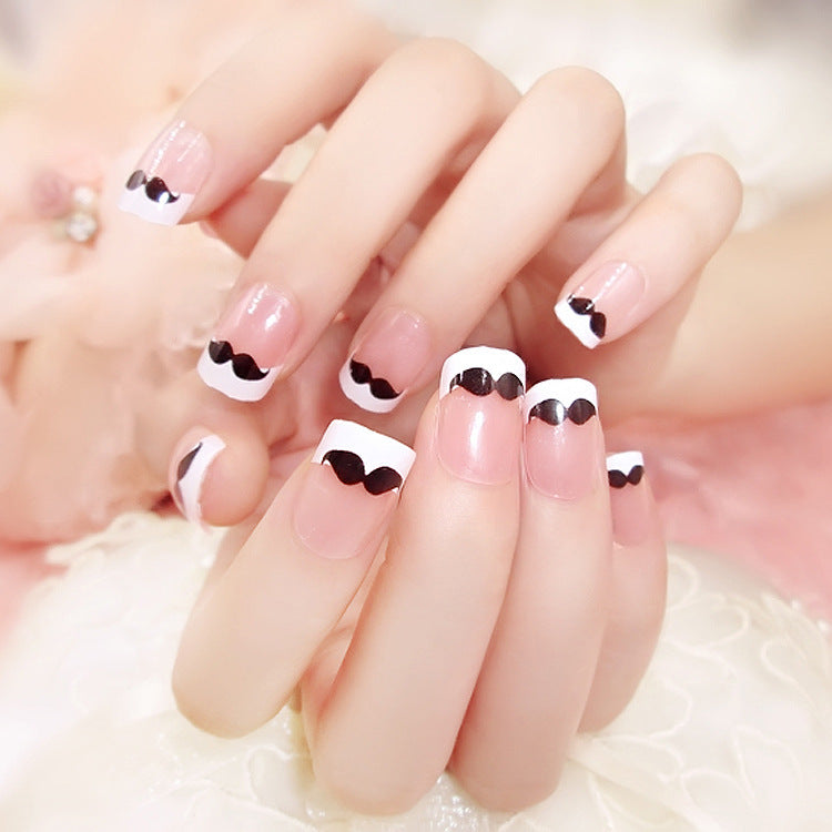 Fashion  nail Tina Finished Nail Beauty Nail Patch 24 Pieces Fake Finger Finished Nail Cute Patch Finished Product Collection