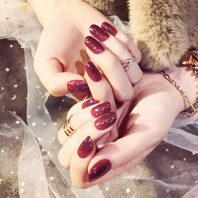 Fashion  nail Nail Tips Finished Product Fake Nails Fake Nails Pieces Manicure 24 Pieces Finished Product Good Quality L40