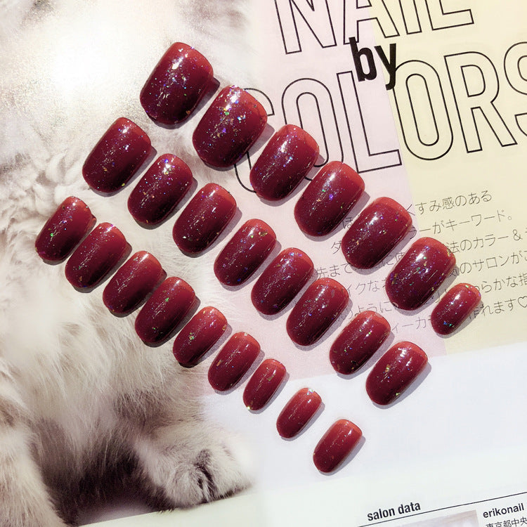 Fashion  nail Nail Tips Finished Product Fake Nails Fake Nails Pieces Manicure 24 Pieces Finished Product Good Quality L40