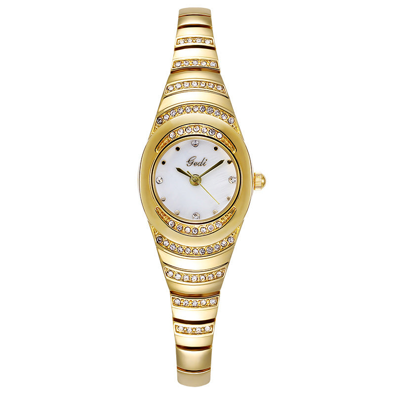 Fashion women's watchGedi Gedi Women's Bracelet Watch Middle and Ancient Niche High Sense Diamond Quartz Watch Women's Good-looking Waterproof Watch