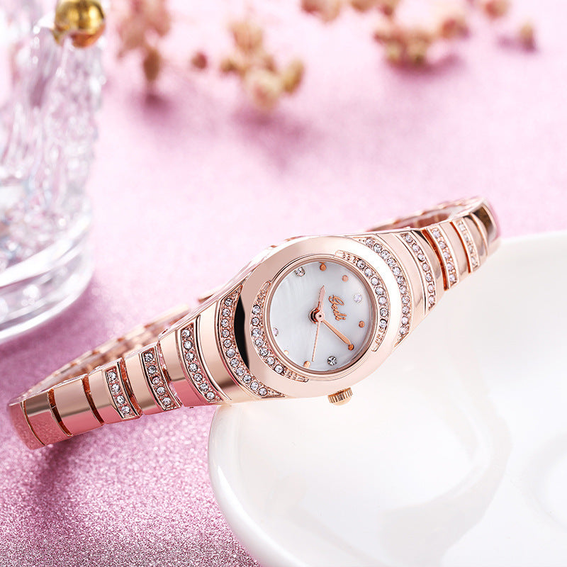 Fashion women's watchGedi Gedi Women's Bracelet Watch Middle and Ancient Niche High Sense Diamond Quartz Watch Women's Good-looking Waterproof Watch