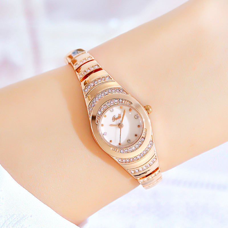 Fashion women's watchGedi Gedi Women's Bracelet Watch Middle and Ancient Niche High Sense Diamond Quartz Watch Women's Good-looking Waterproof Watch