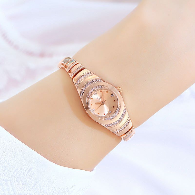 Fashion women's watchGedi Gedi Women's Bracelet Watch Middle and Ancient Niche High Sense Diamond Quartz Watch Women's Good-looking Waterproof Watch