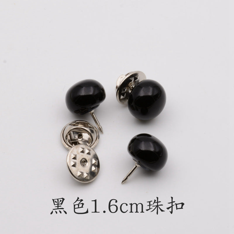 配饰胸针防走光珍珠胸针 女一字高档胸花别针蝴蝶插针丝巾扣 裙口收腰神器