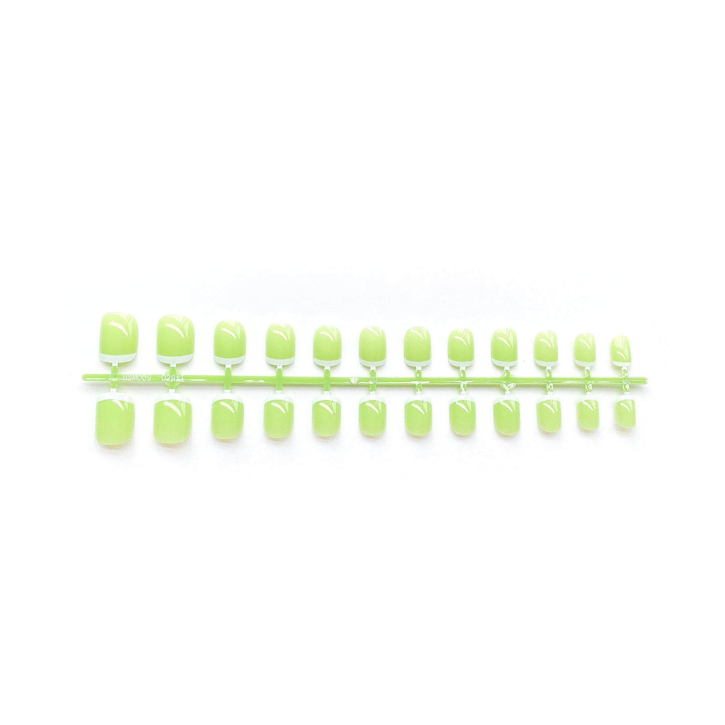 Fashion  nail Fake Nails Finished Nail Beauty Wear Armor Nail Stickers French White Edge Nail Sticker 24 Patch Pack Nail Shaped Piece S113