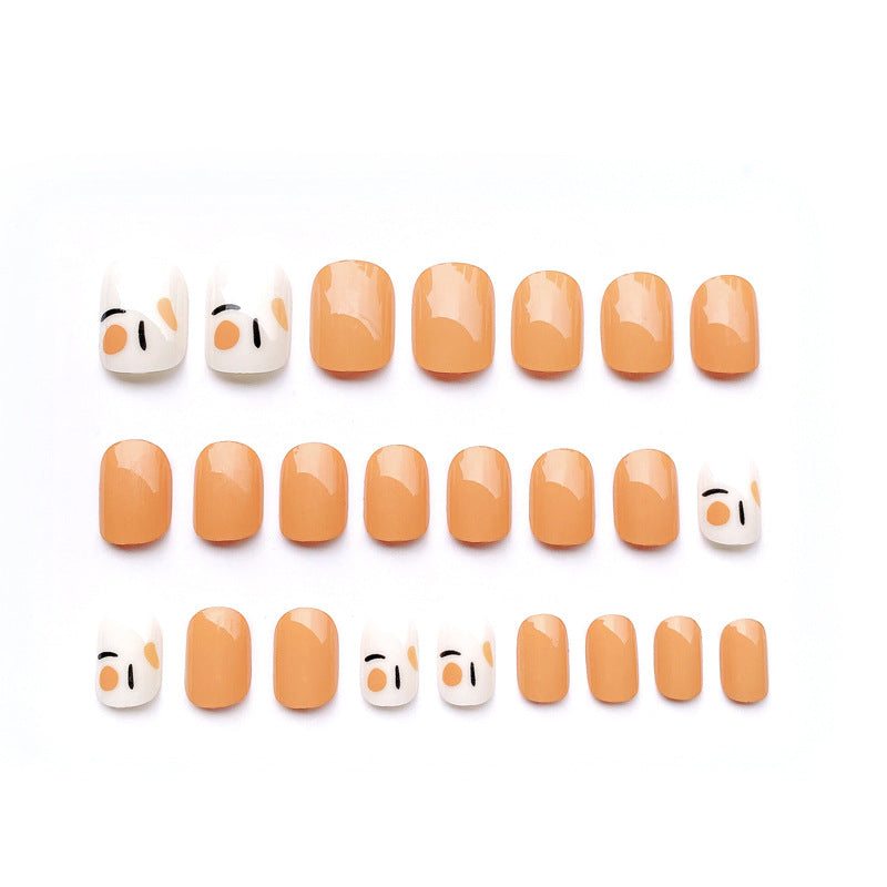 Fashion  nail 2020 New Nail Stickers Nail Tip Finished Wearable Nail Tips Nail Tip Removable Fake Nail Patch S120