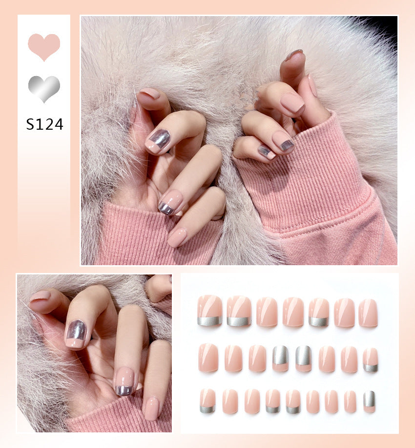 Fashion  nail Tina Manicure Long/Short Wear Manicure Popular Fake Nail Tip Finished Product Nail Tip Manicure Collection