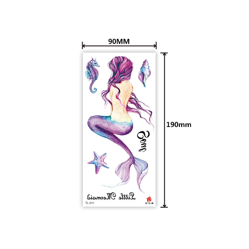 Free shipping Tattoo In Stock Factory Wholesale Tattoo Sticker Flower Animal Tattoo Sticker Waterproof Colorful Plant Animal Tattoo Sticker Tattoo