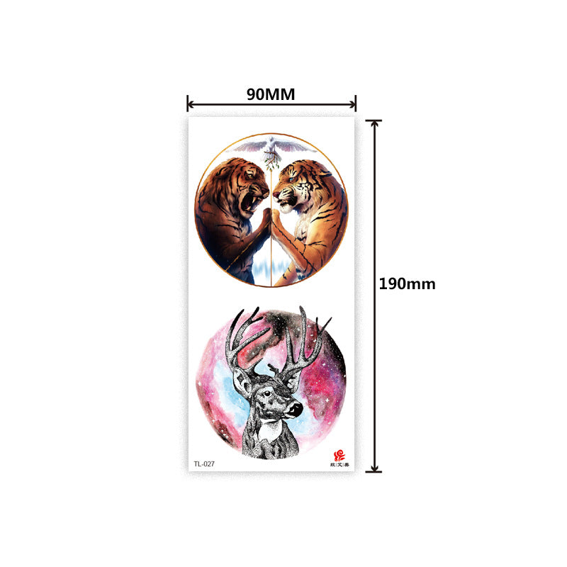 Free shipping Tattoo In Stock Factory Wholesale Tattoo Sticker Flower Animal Tattoo Sticker Waterproof Colorful Plant Animal Tattoo Sticker Tattoo