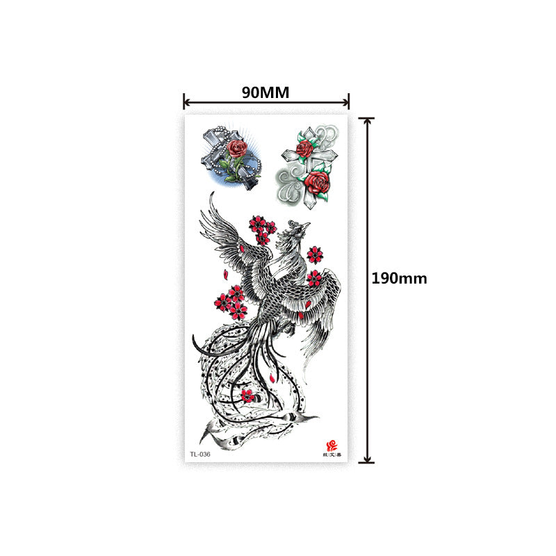 Free shipping Tattoo In Stock Factory Wholesale Tattoo Sticker Flower Animal Tattoo Sticker Waterproof Colorful Plant Animal Tattoo Sticker Tattoo