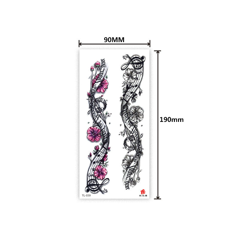 Free shipping Tattoo In Stock Factory Wholesale Tattoo Sticker Flower Animal Tattoo Sticker Waterproof Colorful Plant Animal Tattoo Sticker Tattoo