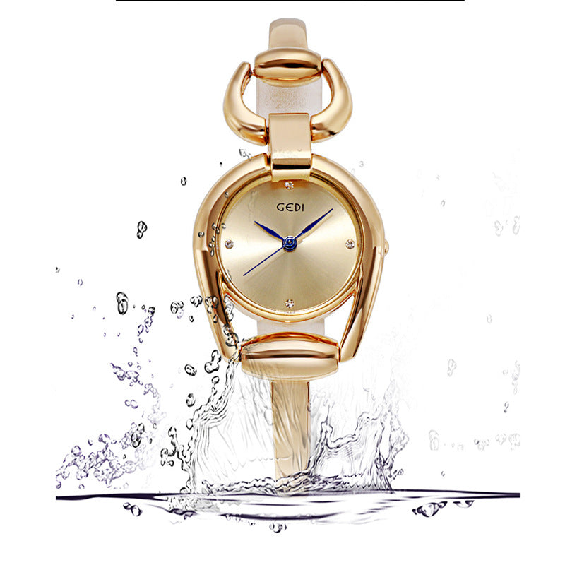 Fashion women's watchNew Cross-Border New Women's Bracelet Watch Douyin Online Influencer Same Watch Fashion Simple Temperament Hollow Sheet Women