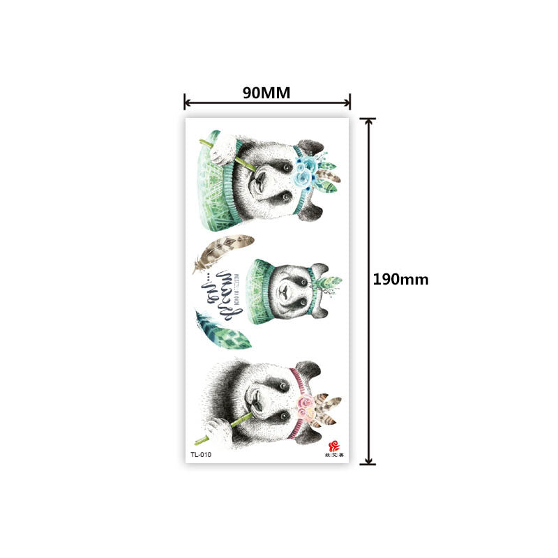 Free shipping Tattoo In Stock Factory Wholesale Tattoo Sticker Flower Animal Tattoo Sticker Waterproof Colorful Plant Animal Tattoo Sticker Tattoo