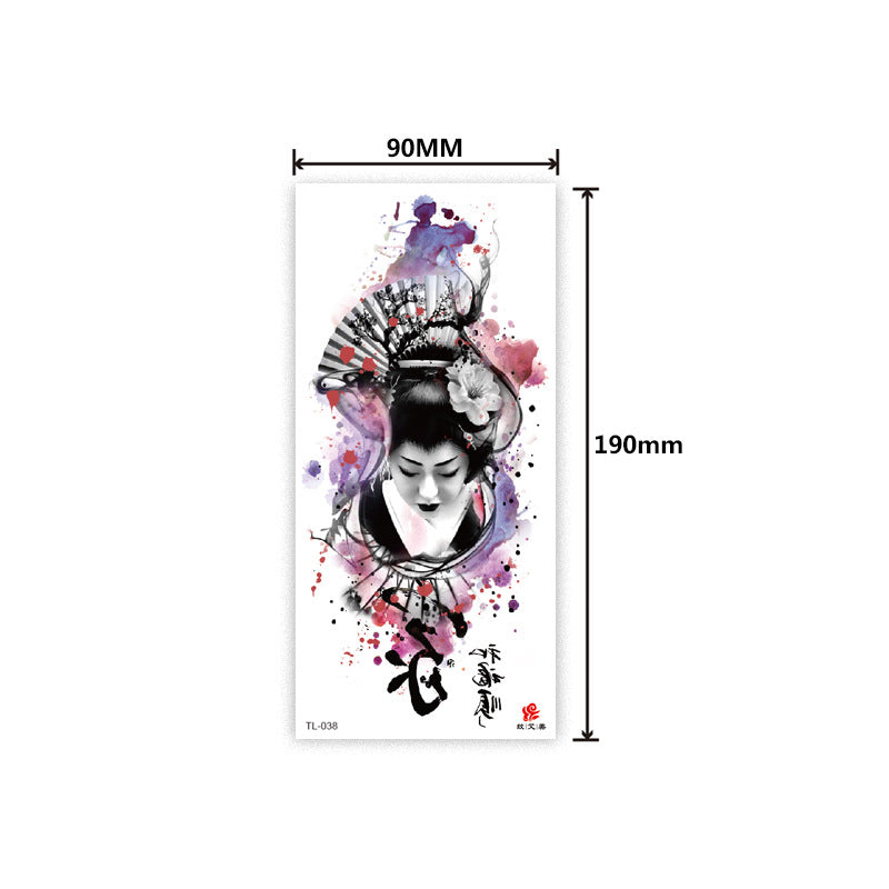 Free shipping Tattoo In Stock Factory Wholesale Tattoo Sticker Flower Animal Tattoo Sticker Waterproof Colorful Plant Animal Tattoo Sticker Tattoo