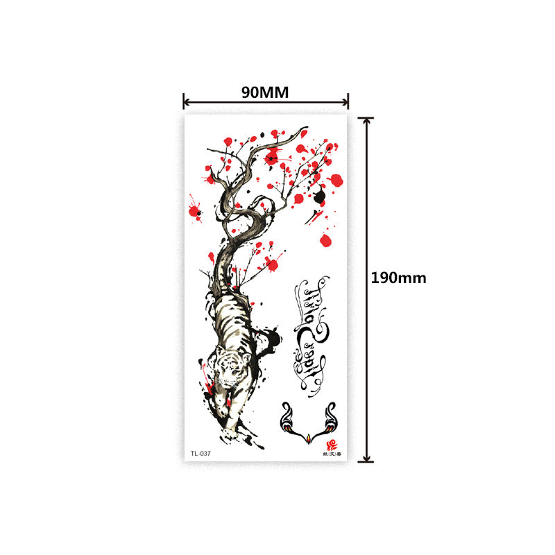 Free shipping Tattoo In Stock Factory Wholesale Tattoo Sticker Flower Animal Tattoo Sticker Waterproof Colorful Plant Animal Tattoo Sticker Tattoo
