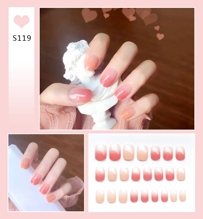 Fashion  nail Tina Manicure Long/Short Wear Manicure Popular Fake Nail Tip Finished Product Nail Tip Manicure Collection