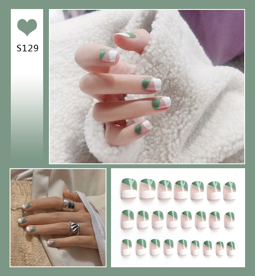 Fashion  nail Tina Manicure Long/Short Wear Manicure Popular Fake Nail Tip Finished Product Nail Tip Manicure Collection
