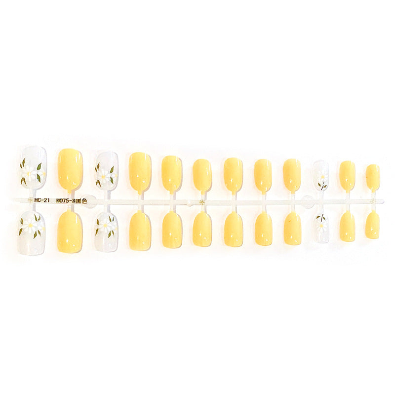 Fashion  nail Fake Nail Patch Wear Armor Finished Product Nail Tip Nail Stickers Removable Nail Patch Stall Supply Manufacturer S127