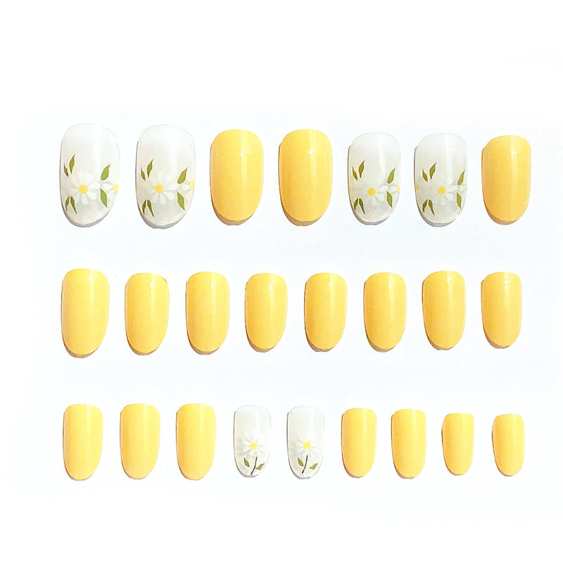 Fashion  nail Fake Nail Patch Wear Armor Finished Product Nail Tip Nail Stickers Removable Nail Patch Stall Supply Manufacturer S127