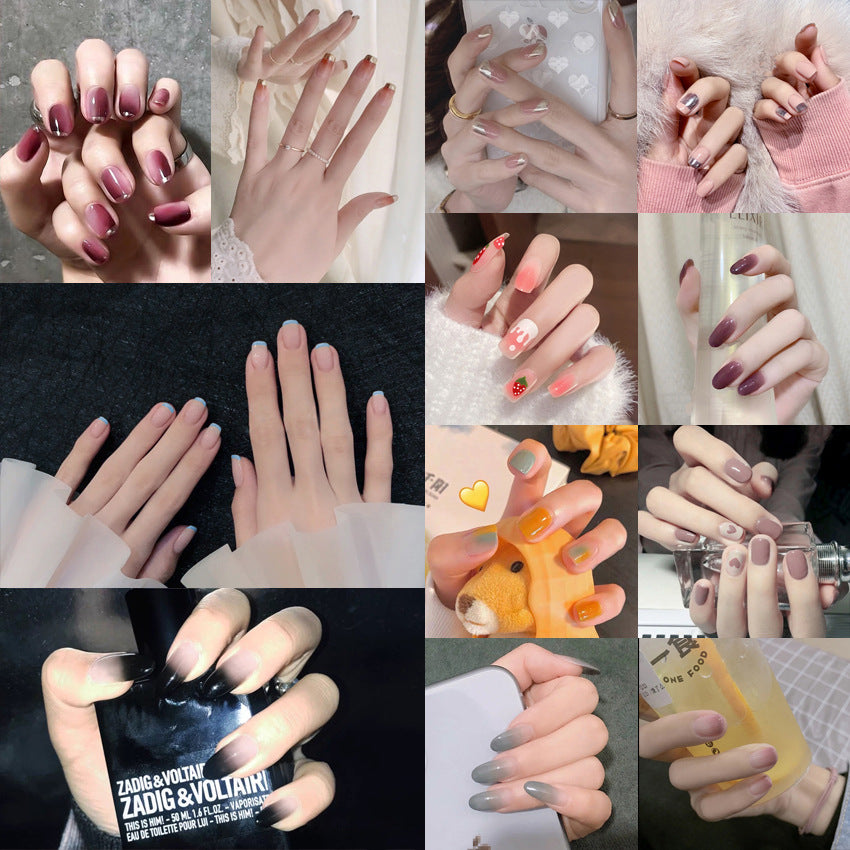 Fashion  nail Tina Manicure Long/Short Wear Manicure Popular Fake Nail Tip Finished Product Nail Tip Manicure Collection