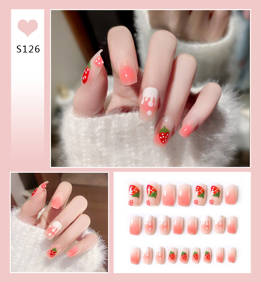 Fashion  nail Tina Manicure Long/Short Wear Manicure Popular Fake Nail Tip Finished Product Nail Tip Manicure Collection