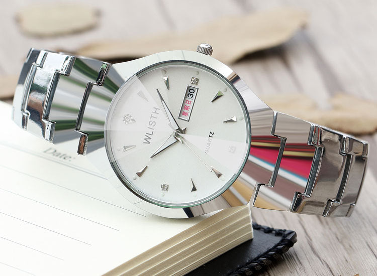 Fashion women's watchWlisth Men's Watch Fashion Men's Watch Couple Watch Luminous Waterproof Steel Watch Women's Watch Wholesale